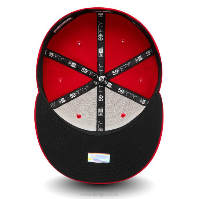 New Era philadelphia phillies authentiek op veld rode 59fifty cap BT24246