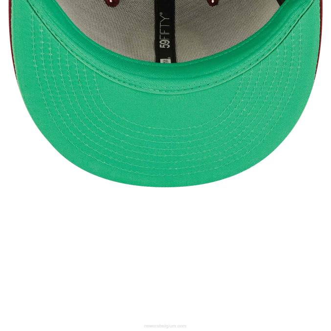 New Era philadelphia phillies citrus pop donkerrood 59fifty getailleerde pet BT241178