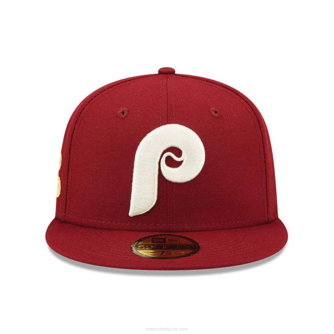 New Era philadelphia phillies citrus pop donkerrood 59fifty getailleerde pet BT241178