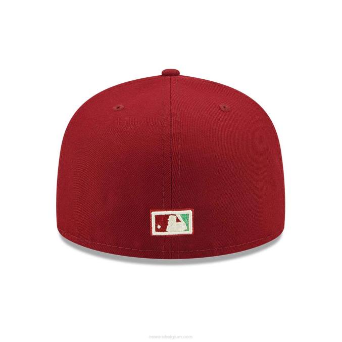 New Era philadelphia phillies citrus pop donkerrood 59fifty getailleerde pet BT241178