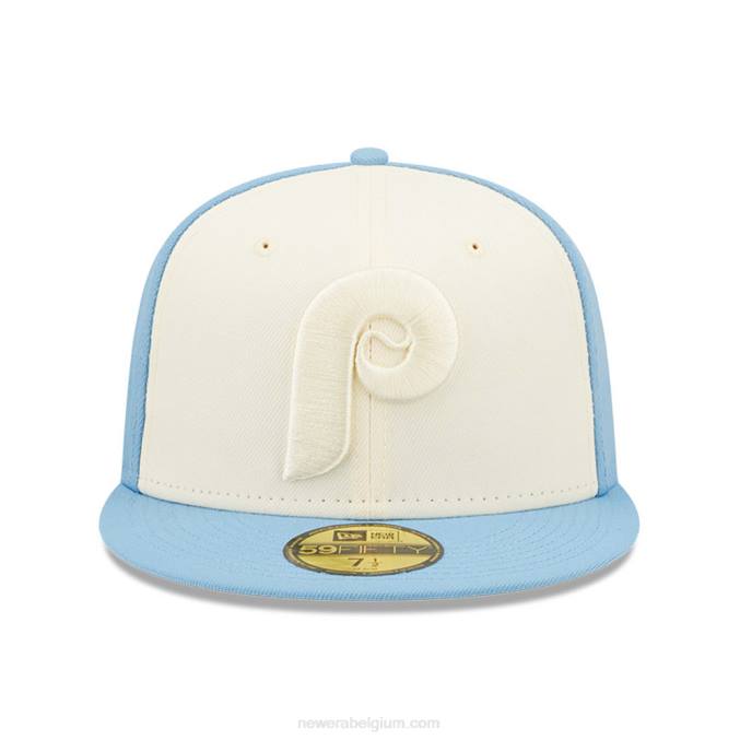 New Era philadelphia phillies mlb 2-tone lichtblauwe 59fifty getailleerde pet BT241077