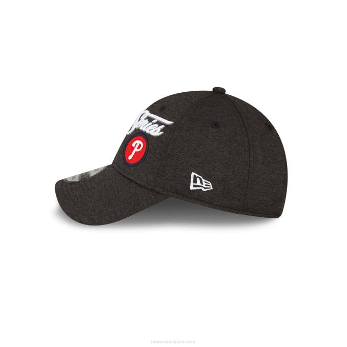 New Era philadelphia phillies mlb league kampioenen zwarte 9forty verstelbare pet BT241767