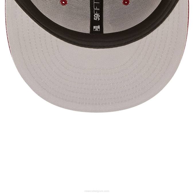 New Era philadelphia phillies mlb team hart rood 59fifty getailleerde pet BT24711