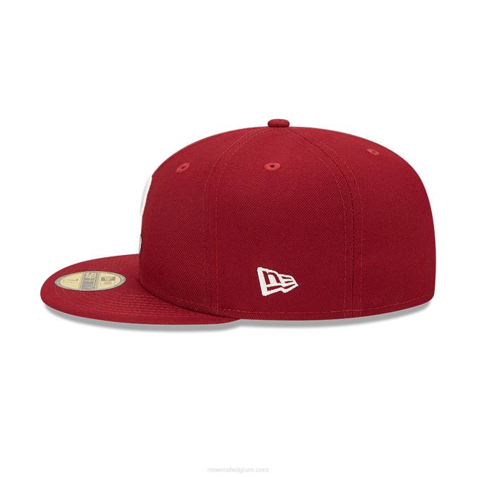 New Era philadelphia phillies mlb team hart rood 59fifty getailleerde pet BT24711
