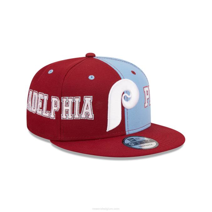 New Era philadelphia phillies teamsplit rode 9fifty snapback pet BT242104