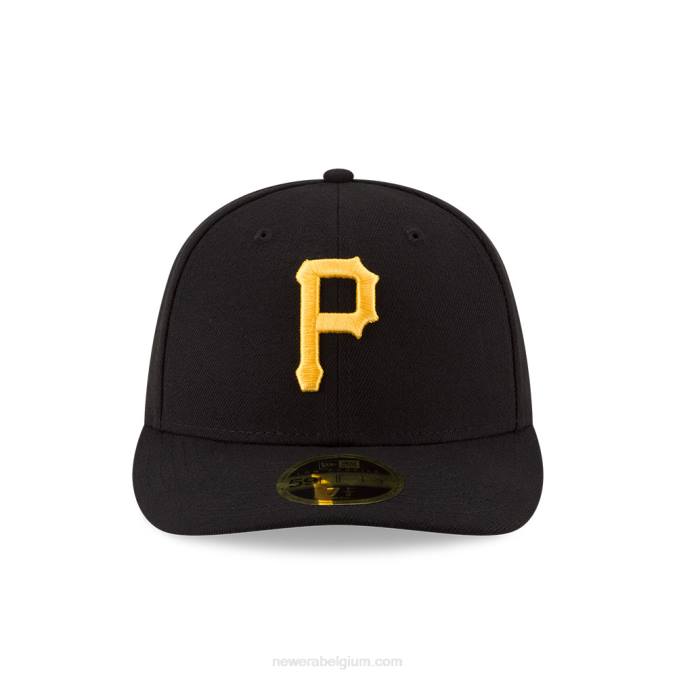 New Era pittsburgh pirates authentieke collectie zwarte low profile 59fifty fitted cap BT24853