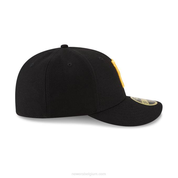 New Era pittsburgh pirates authentieke collectie zwarte low profile 59fifty fitted cap BT24853