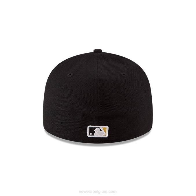 New Era pittsburgh pirates authentieke collectie zwarte low profile 59fifty fitted cap BT24853
