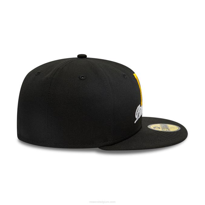 New Era pittsburgh pirates dual logo zwarte 59fifty pet BT24446