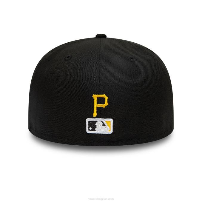 New Era pittsburgh pirates dual logo zwarte 59fifty pet BT24446