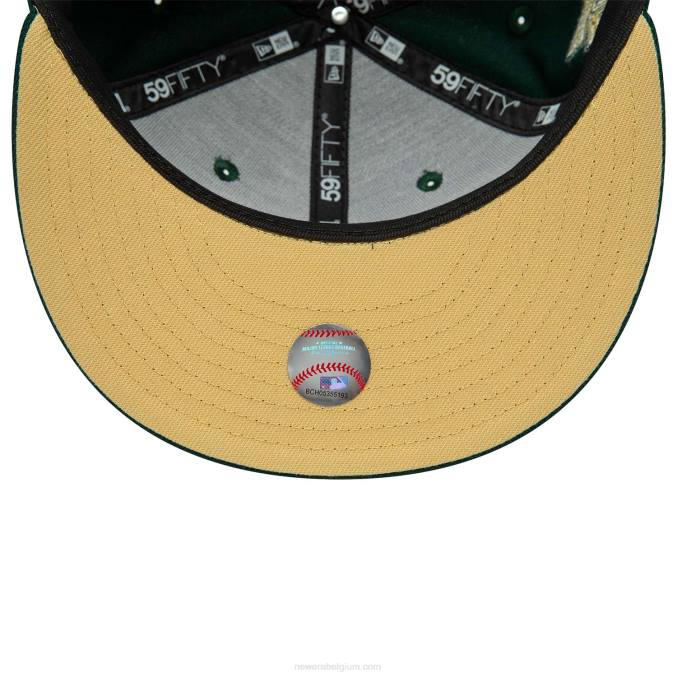 New Era pittsburgh pirates forest green 59fifty getailleerde pet BT241175