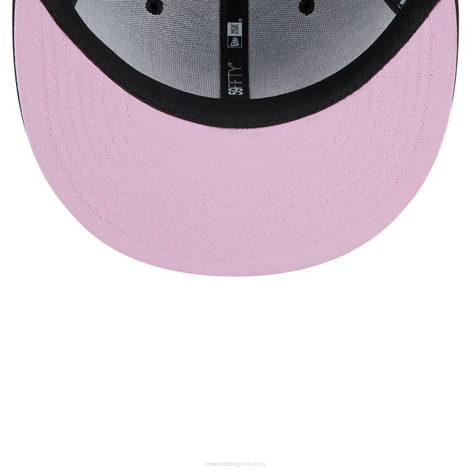 New Era pittsburgh pirates metallic pop zwarte 59fifty getailleerde pet BT24128