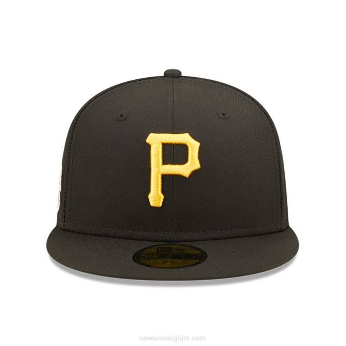 New Era pittsburgh pirates mlb pop sweat zwart 59fifty getailleerde pet BT24965