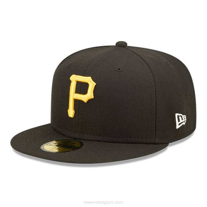 New Era pittsburgh pirates mlb pop sweat zwart 59fifty getailleerde pet BT24965