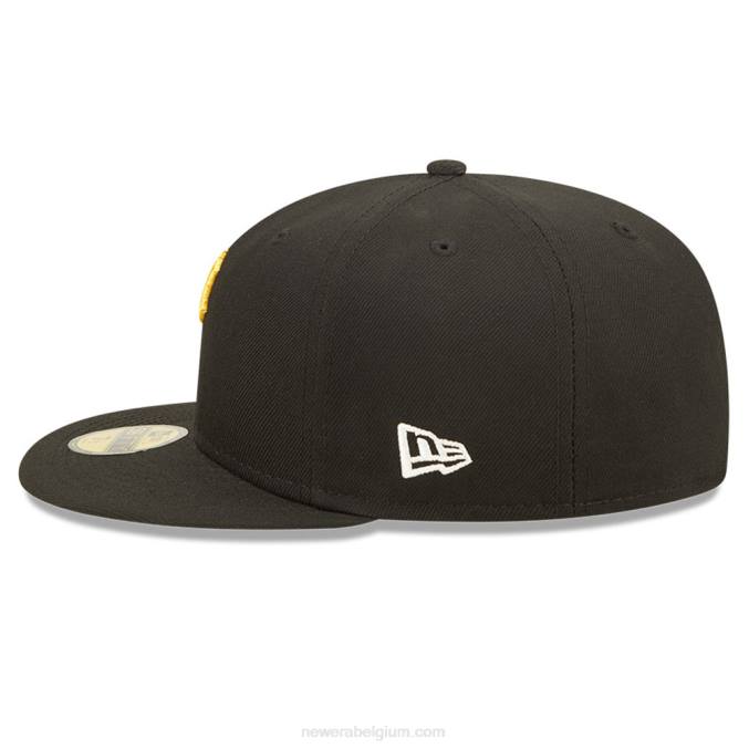 New Era pittsburgh pirates mlb pop sweat zwart 59fifty getailleerde pet BT24965