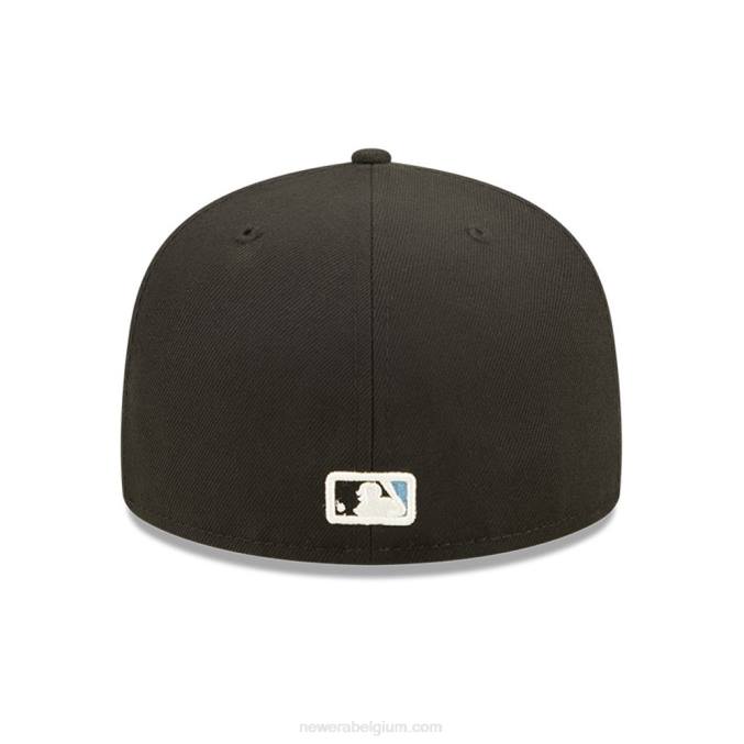 New Era pittsburgh pirates mlb pop sweat zwart 59fifty getailleerde pet BT24965
