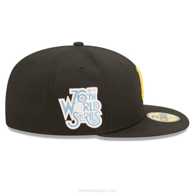 New Era pittsburgh pirates mlb pop sweat zwart 59fifty getailleerde pet BT24965