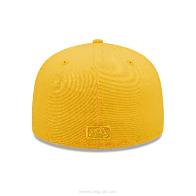New Era pittsburgh pirates mlb tweekleurige gele 59fifty getailleerde pet BT241136
