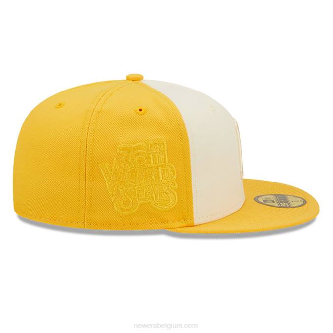 New Era pittsburgh pirates mlb tweekleurige gele 59fifty getailleerde pet BT241136