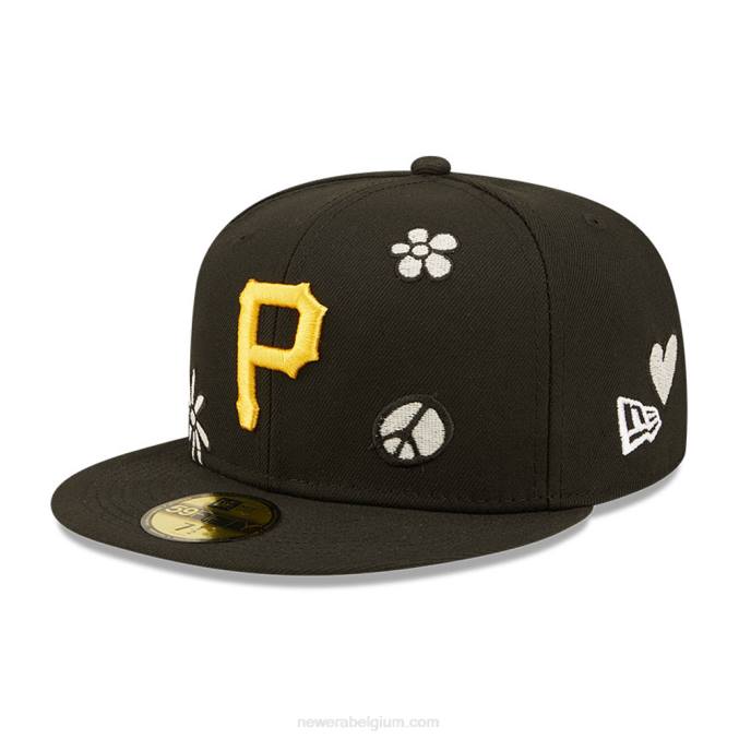 New Era pittsburgh pirates mlb zonlicht pop zwarte 59fifty pet BT24966
