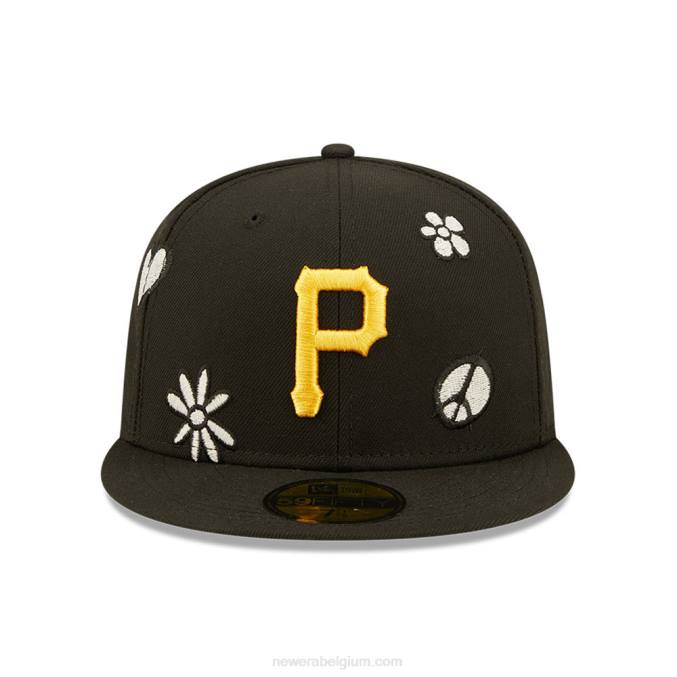 New Era pittsburgh pirates mlb zonlicht pop zwarte 59fifty pet BT24966