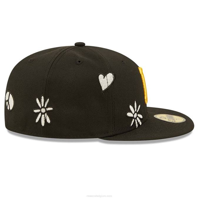 New Era pittsburgh pirates mlb zonlicht pop zwarte 59fifty pet BT24966