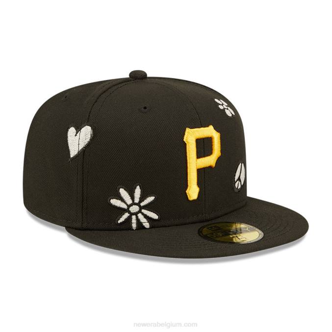 New Era pittsburgh pirates mlb zonlicht pop zwarte 59fifty pet BT24966
