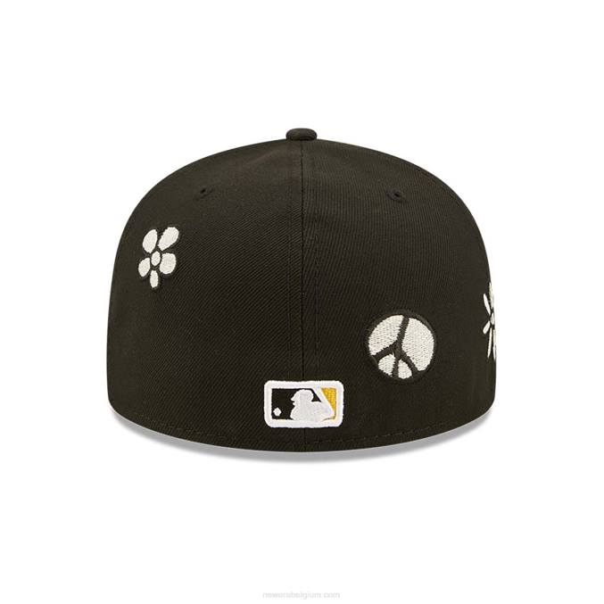 New Era pittsburgh pirates mlb zonlicht pop zwarte 59fifty pet BT24966