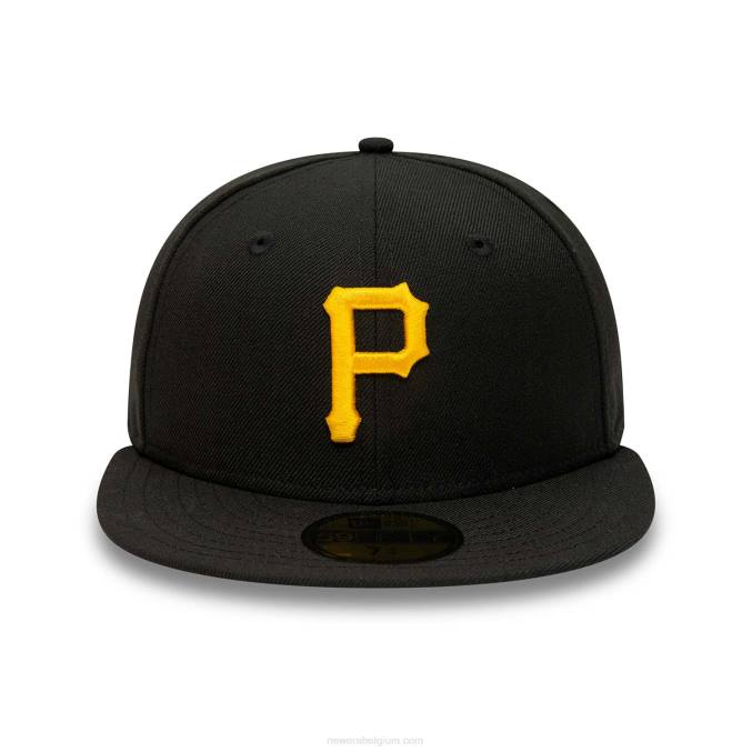 New Era pittsburgh pirates premium wol zwarte 59fifty pet BT24331