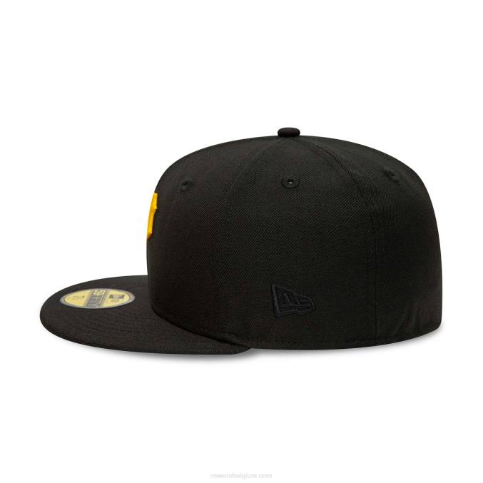 New Era pittsburgh pirates premium wol zwarte 59fifty pet BT24331