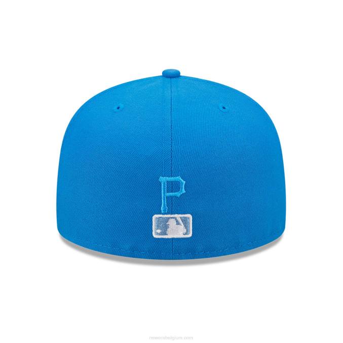 New Era pittsburgh pirates snow day blauwe 59fifty getailleerde pet BT24755