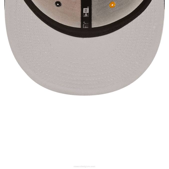 New Era pittsburgh pirates teamsplit zwarte 9fifty snapback pet BT242052