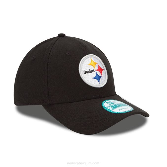 New Era pittsburgh steelers de league black 9forty cap BT241489