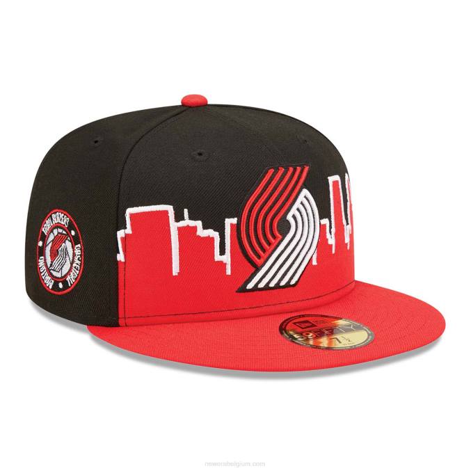 New Era portland trial blazers nba tip off 2022 zwarte 59fifty fitted cap BT24470