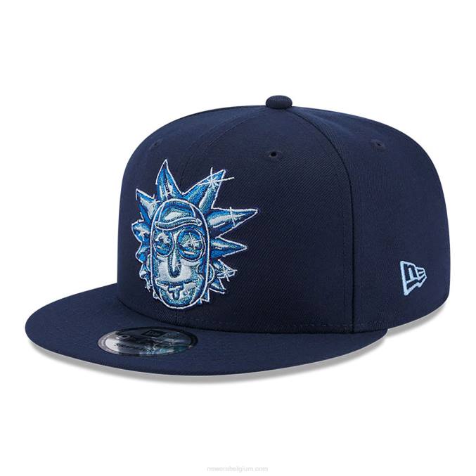 New Era rick and morty blauwe 9fifty snapback pet BT241867