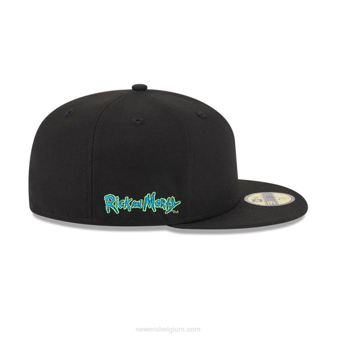New Era rick and morty zwarte 59fifty pet BT241107