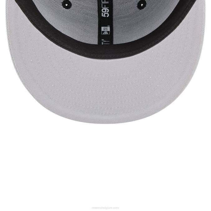New Era san antonio spurs nba klassieke zwarte 59fifty getailleerde pet BT24146