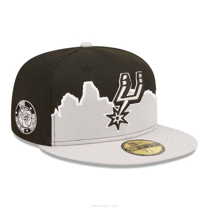 New Era san antonio spurs nba tip off 2022 zwarte 59fifty pet BT241010