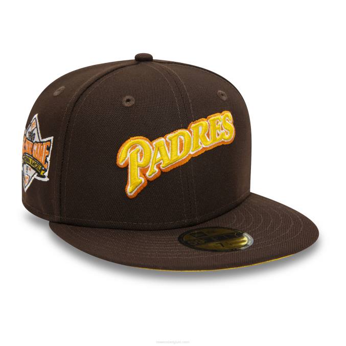 New Era san diego padres 1989 all star game verbrand hout 59fifty getailleerde pet BT241096