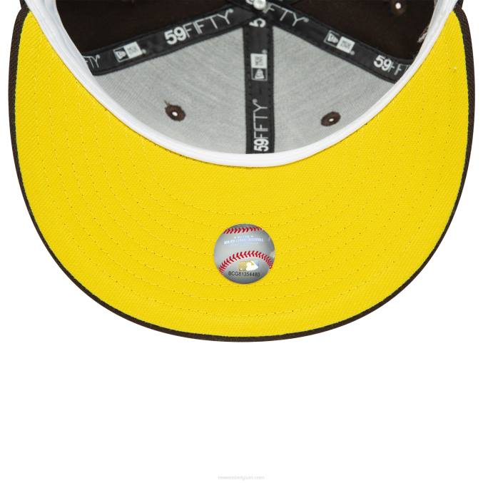 New Era san diego padres 1989 all star game verbrand hout 59fifty getailleerde pet BT241096