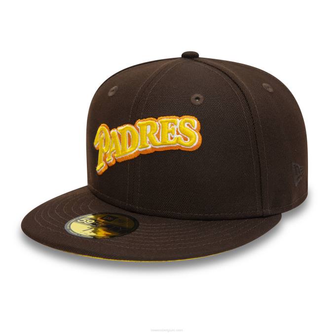 New Era san diego padres 1989 all star game verbrand hout 59fifty getailleerde pet BT241096