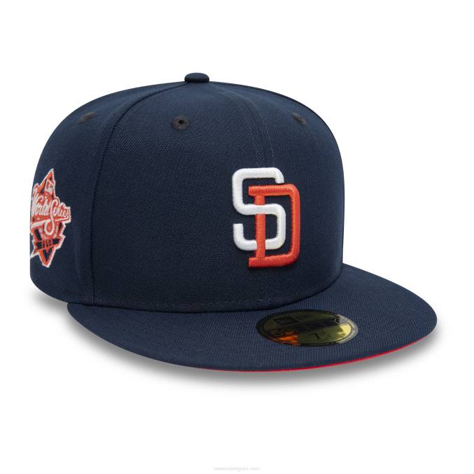 New Era san diego padres 1998 world series marine 59fifty getailleerde pet BT241229