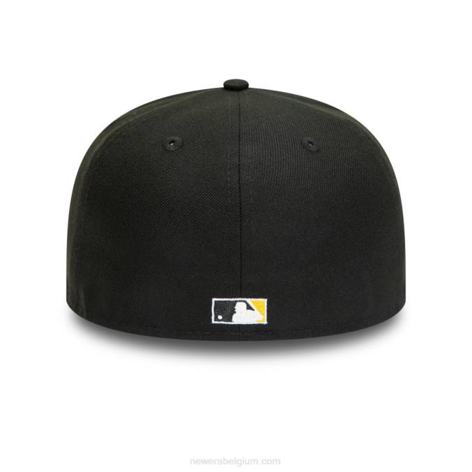 New Era san diego padres 50e verjaardag zwarte 59fifty getailleerde pet BT24141