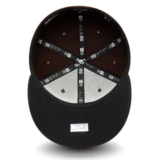 New Era san diego padres authentiek op veldbruine 59fifty pet BT24371