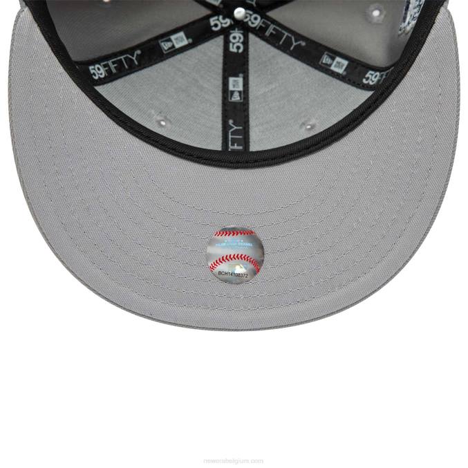 New Era san diego padres grijze basics 59fifty getailleerde pet BT241050