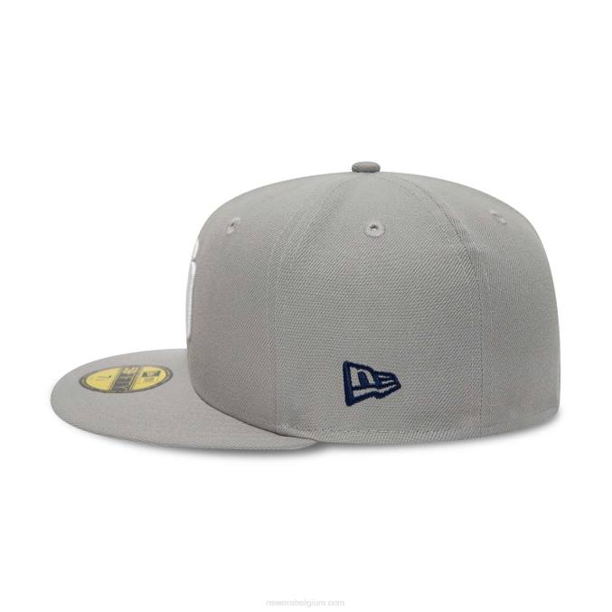 New Era san diego padres grijze basics 59fifty getailleerde pet BT241050