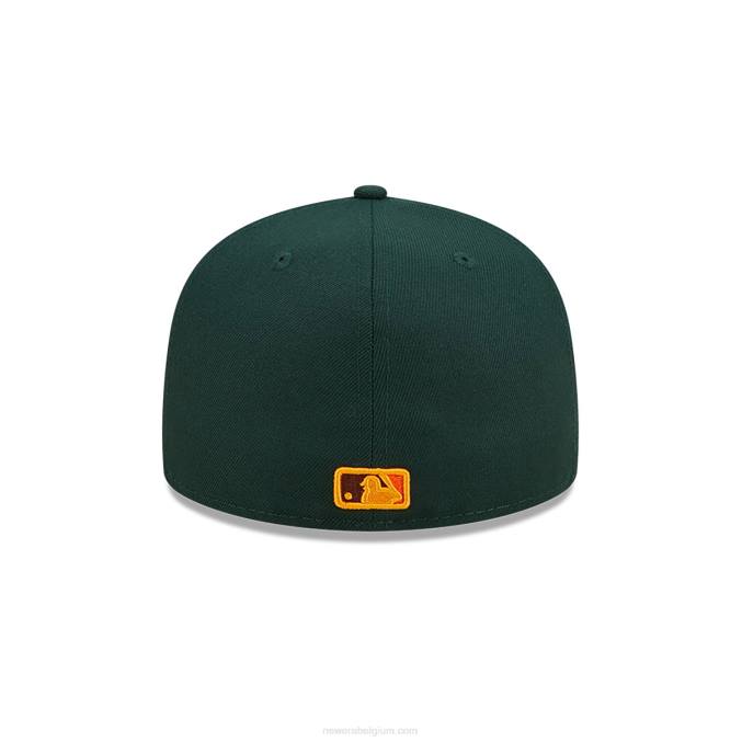 New Era san diego padres lommerrijke donkergroene 59fifty getailleerde pet BT2440