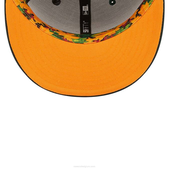 New Era san diego padres lommerrijke donkergroene 59fifty getailleerde pet BT2440