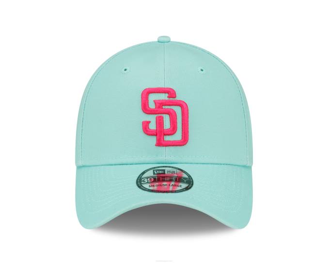 New Era san diego padres mlb city connect groenblauw 39thirty stretch fit pet BT242155