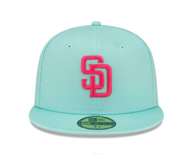 New Era san diego padres mlb city connect groenblauw 59fifty fittedcap BT24848